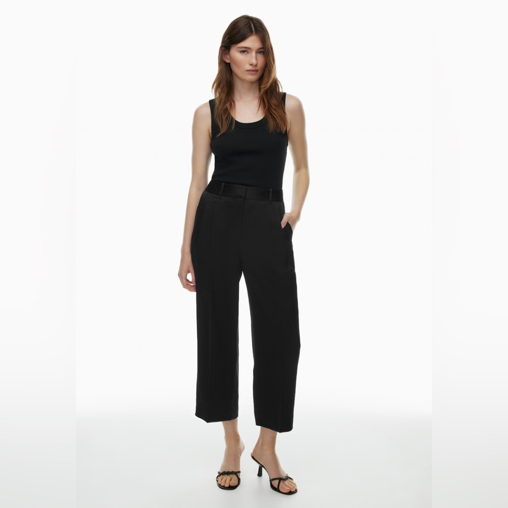 NWT The Effortless Pant Satin | Aritzia